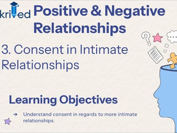 Consent in Intimate Relationships – KS3 Year 9 PSHE Lesson on Boundaries and Respect