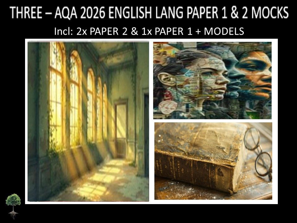 THREE - AQA PAPER 1 & 2 | 2026 FULL MOCKS | MODELS