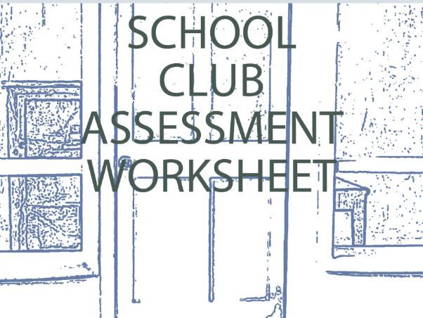 Student Assessment: School Club Assessment Worksheet (UK)