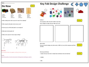 Key fob design and make cover task