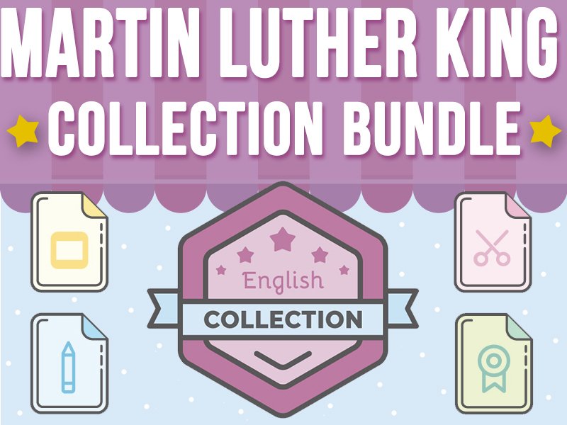 Martin Luther King Jr. Collection Bundle PowerPoint Worksheets SEL 1st - 3rd