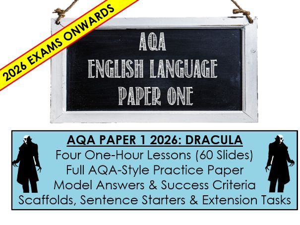 AQA English Language Paper 1 (2026+) | Dracula | Q1–Q5