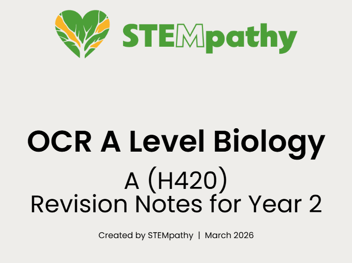OCR (A) Bio Revision Notes -  Module 5
