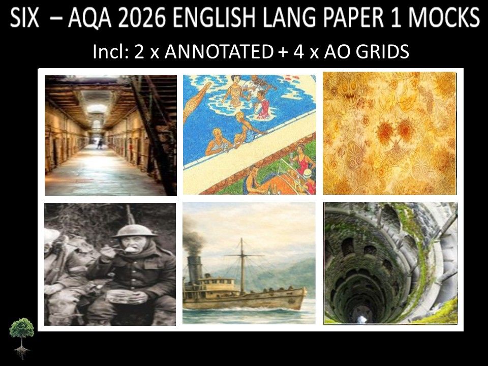 SIX - AQA PAPER 1 | 2026 FULL MOCKS | ANNOTATED | AO GRIDS