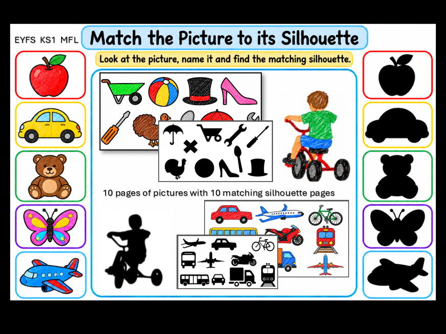 Match the Picture to its Silhouette
