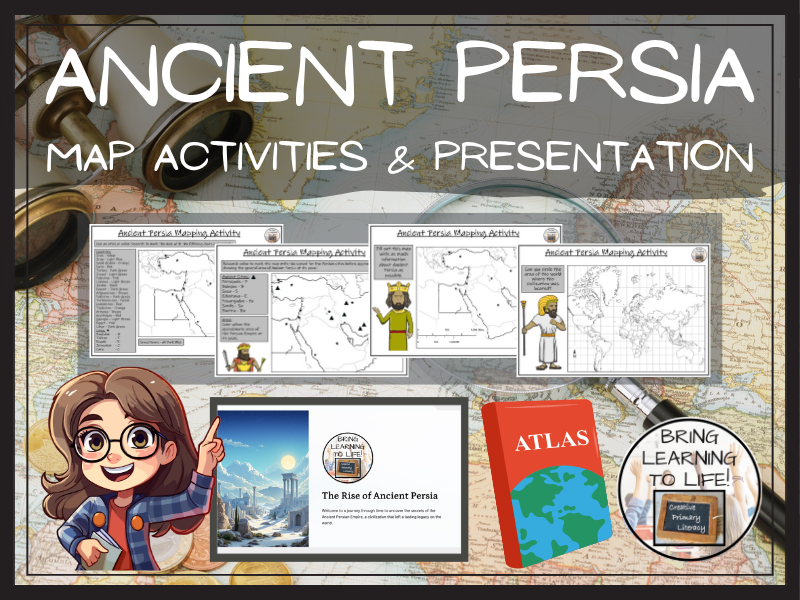 Ancient Persia Map Activities and Presentation
