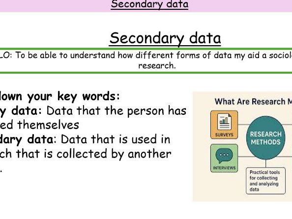 Secondary data