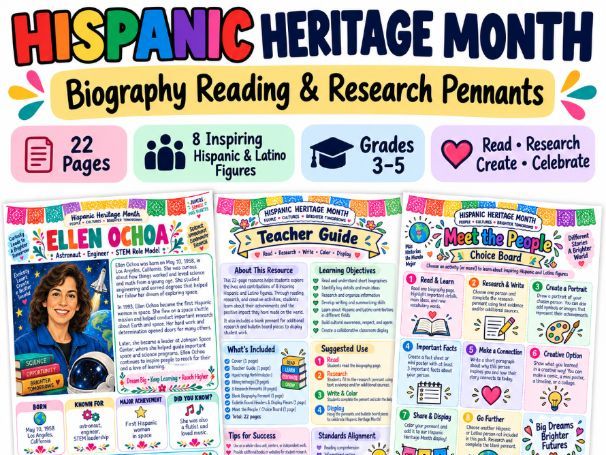 Hispanic Heritage Month Biography Research