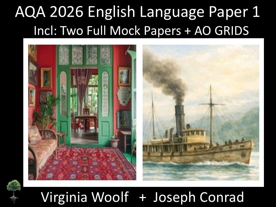 Two AQA 2026 English Language Paper 1 Mock | AO Grids
