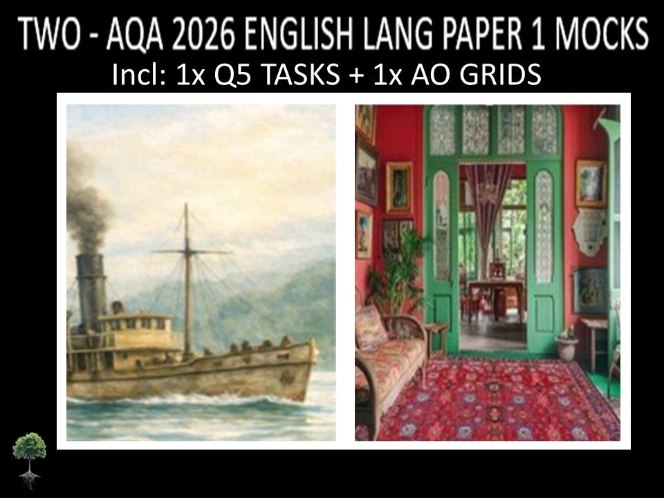 TWO - AQA PAPER 1 | 2026 FULL MOCKS | Q5 TASKS | AO GRIDS