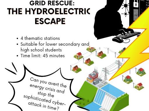 Cybersecurity Escape Room: Hydroelectric Power & Grid Rescue (KS3/KS4 Computing)