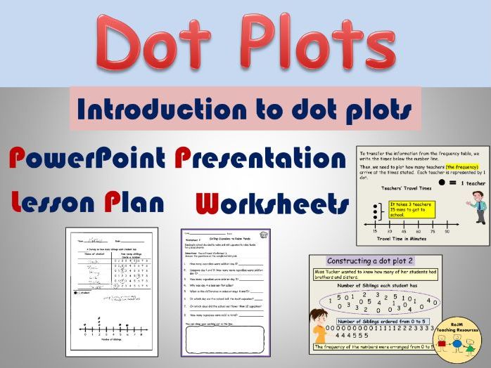 Dot Plots Line Plots Worksheets Presentation Frequency Tables