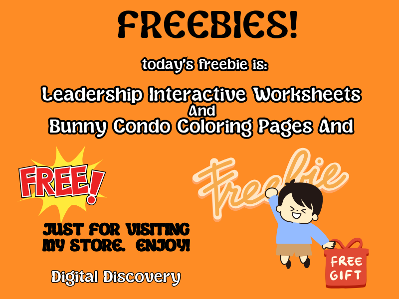 FREE Leadership Activities & Bunny Coloring Pages | Social Emotional Learning SEL Worksheets + Fun