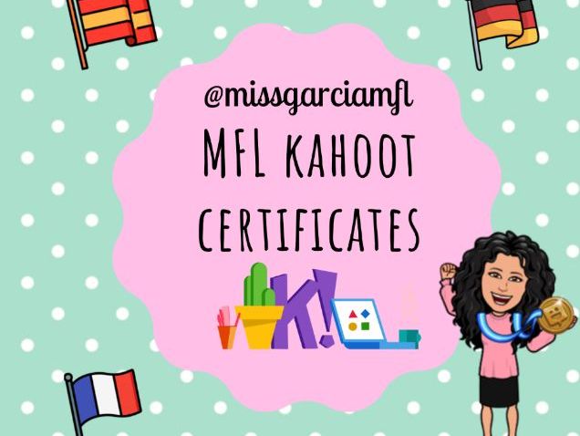 MFL Kahoot Certificates