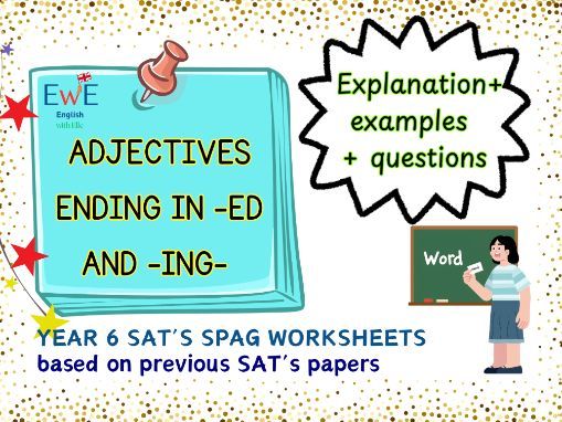 Adjectives ending in -ed and -ing- GRAMMAR - EAL/ESL Common Errors
