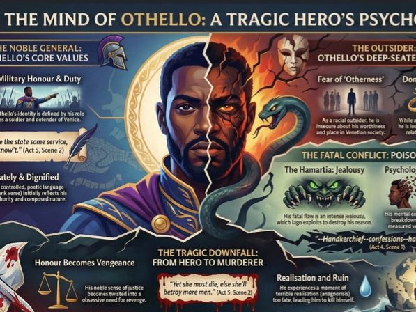 Othello Classroom Poster Infographic Handouts Printable