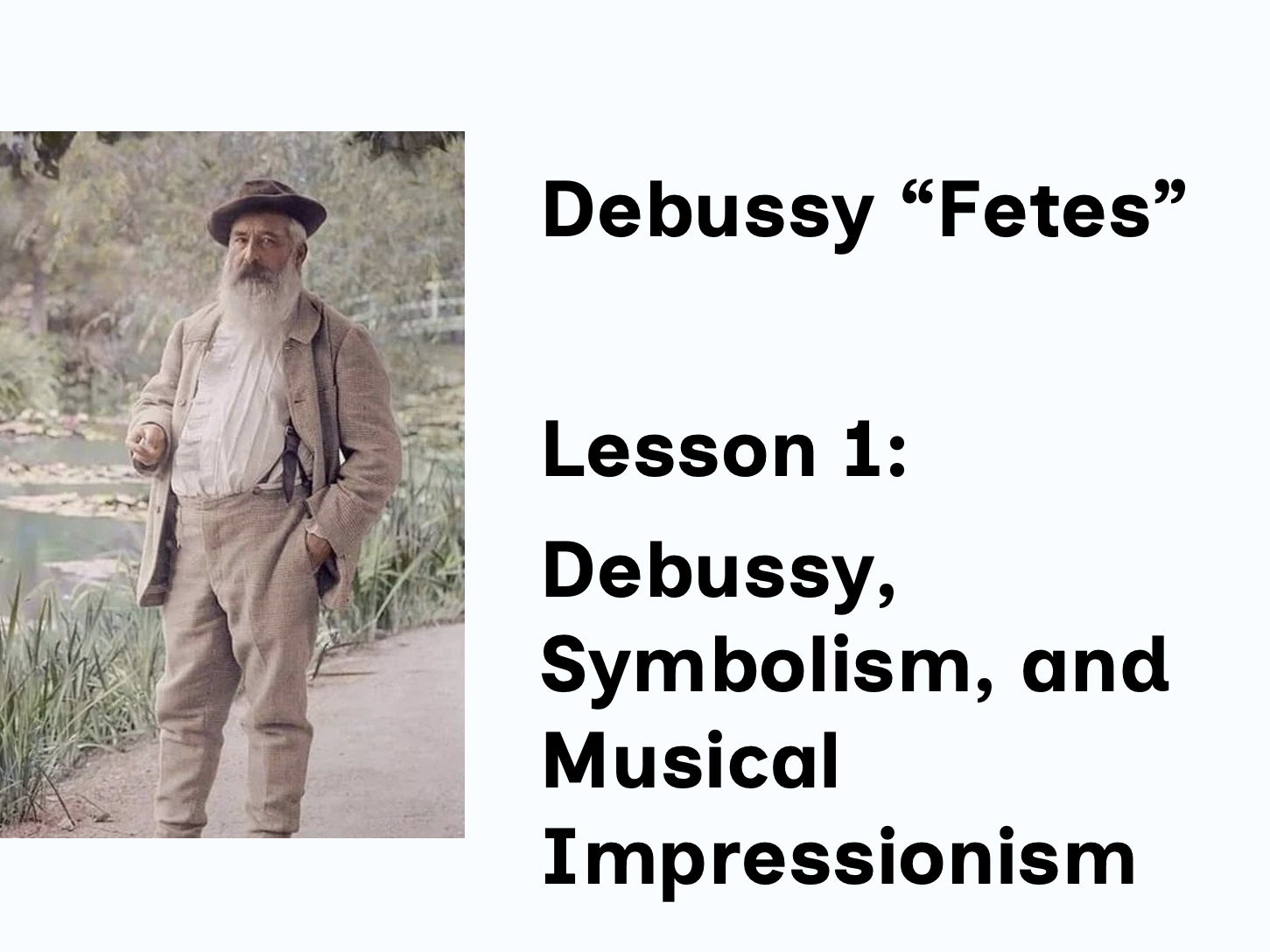Debussy Fetes - 8 lesson unit