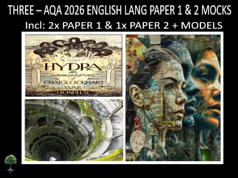 THREE - AQA PAPER 1 & 2 | 2026 FULL MOCKS | MODELS