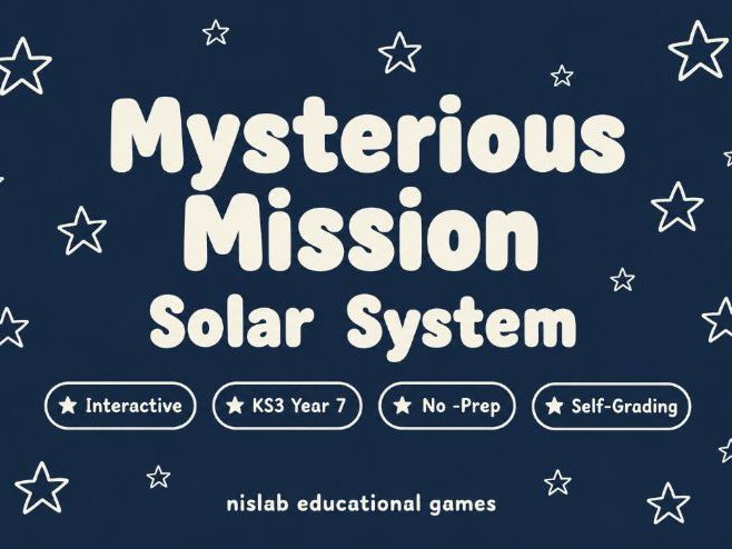 Solar System Interactive Game | KS3 Year 7