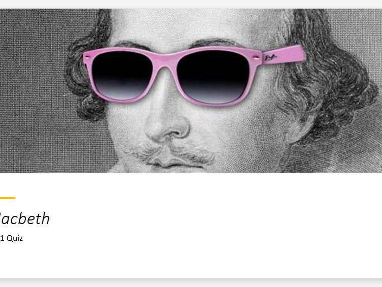 Macbeth Act One Quiz