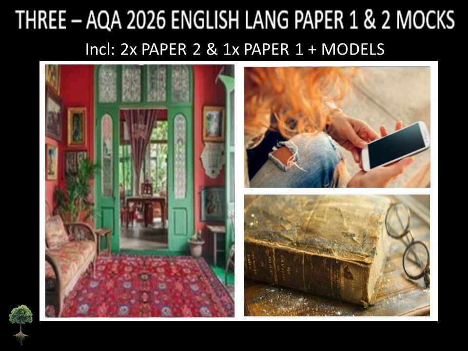 THREE - AQA PAPER 1 & 2 | 2026 FULL MOCKS | MODELS