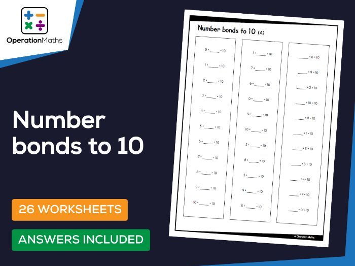 Number bonds to 10