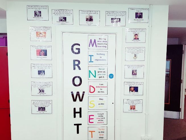 Display: Growth Mindset/ Quotes to inspire resilience