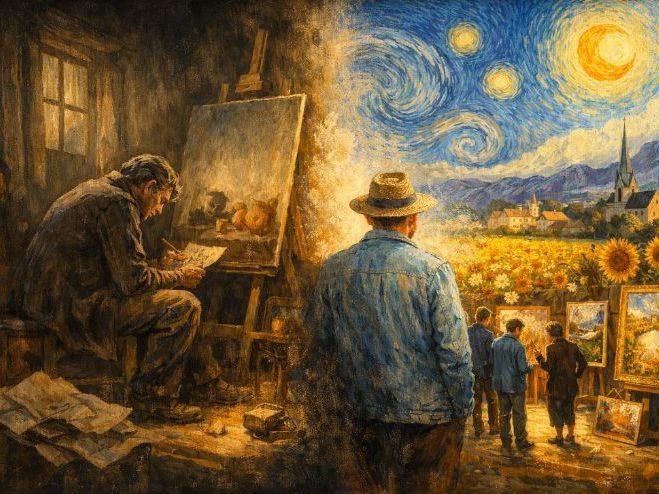 VOCABULARY STORY   WHAT IS IRONIC ABOUT VAN GOGH'S CAREER???