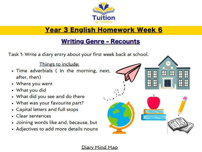 6. Year 3 - Creative Writing & Spelling Practice