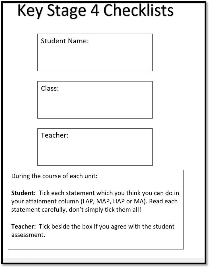 Unit 2 Computational thinking, algorithms and programming checklist (OCR GCSE Computer Science 9-1 )