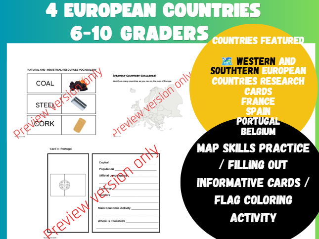 ESL GEOGRAPHY WESTERN AND SOUTHERN EUROPEAN EXPLORATION GOODS AND SERVICES