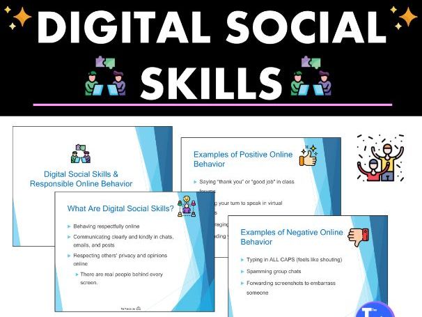 Digital Citizenship & Online Safety Lesson Responsible Online Behavior SEL