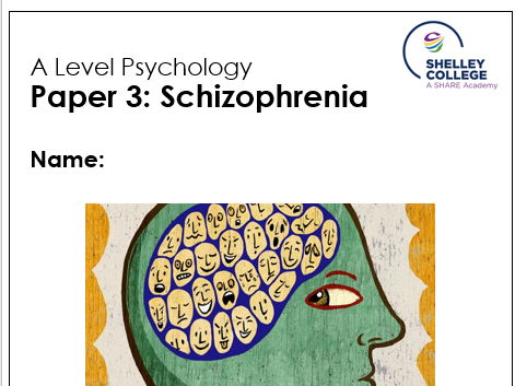 AQA A Level Psychology Schizophrenia NEW SPEC