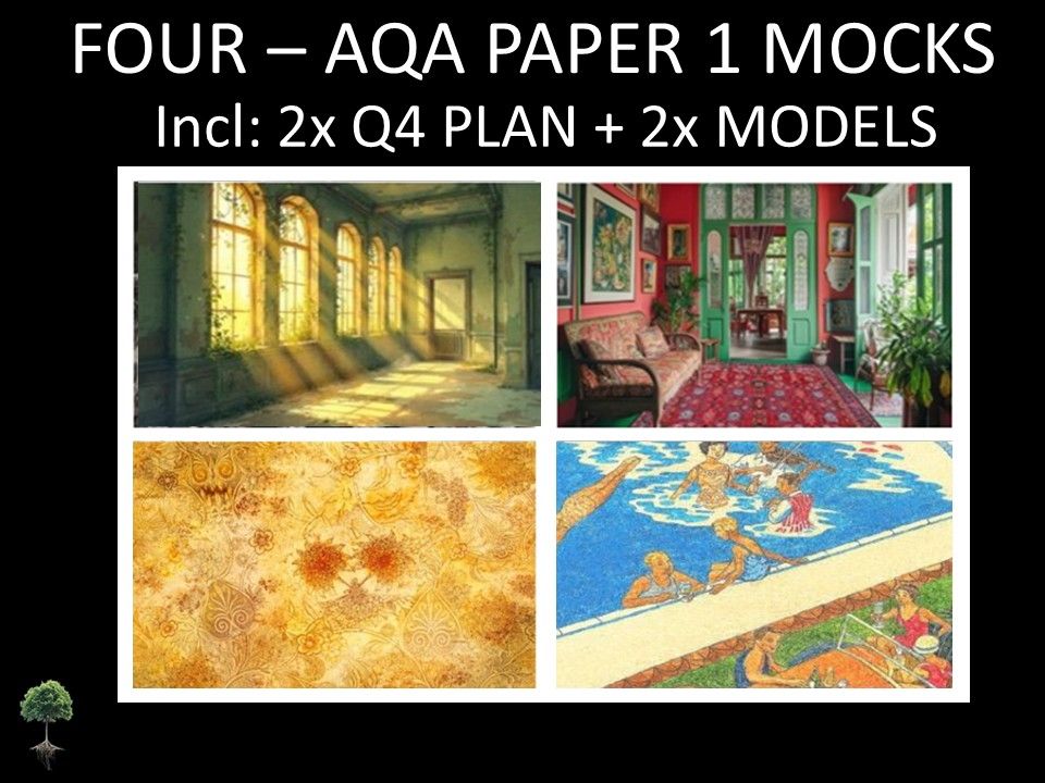 FOUR- AQA PAPER 1 | 2026 FULL MOCKS | Q4 PLAN | MODELS