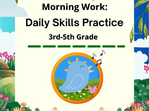 Homeschool Made Simple: Morning Work & Daily Skills Practice | Grades 3–5