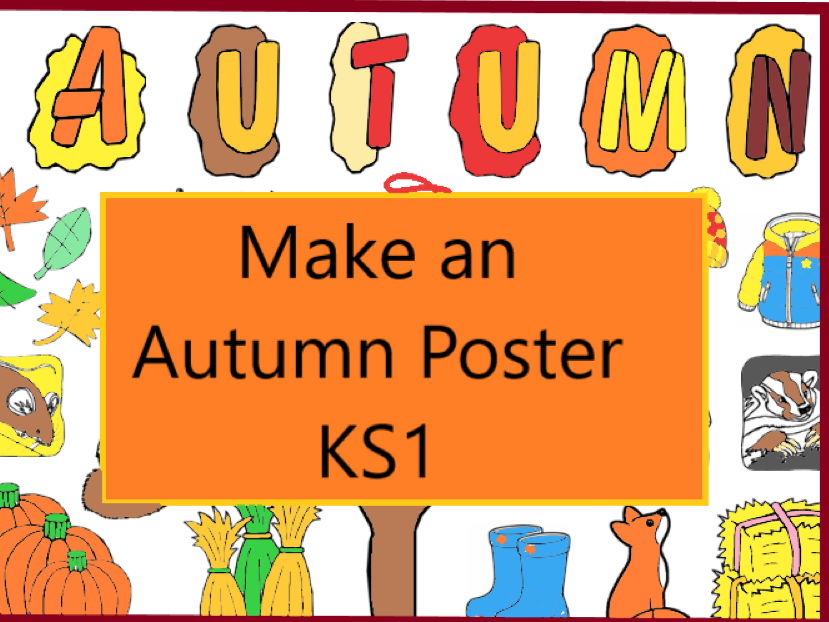 Make an Autumn Poster EYFS and KS1