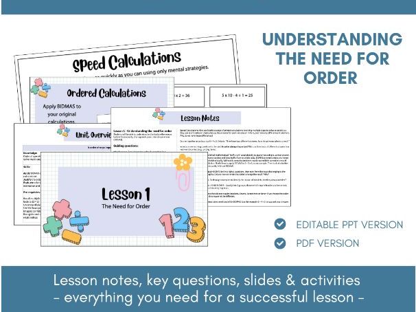 Introducing BIDMAS | Lesson Notes, Slides & Activities | Year 6