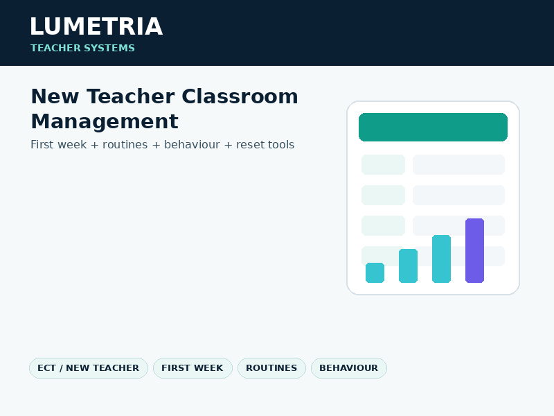 New Teacher Classroom Management Starter Kit | Rules, Routines, Behaviour & Checklists