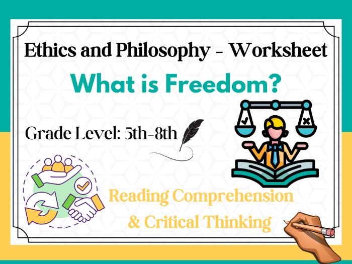 What is Freedom?: Reading Comprehension Passages & Questions Worksheets ...