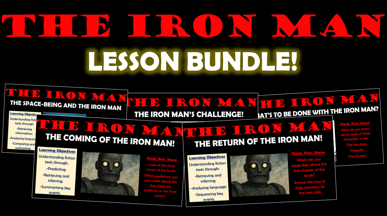 The Iron Man - Lesson Bundle!