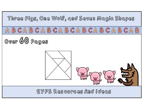 Three Pigs, One Wolf and The Seven Magic Shapes