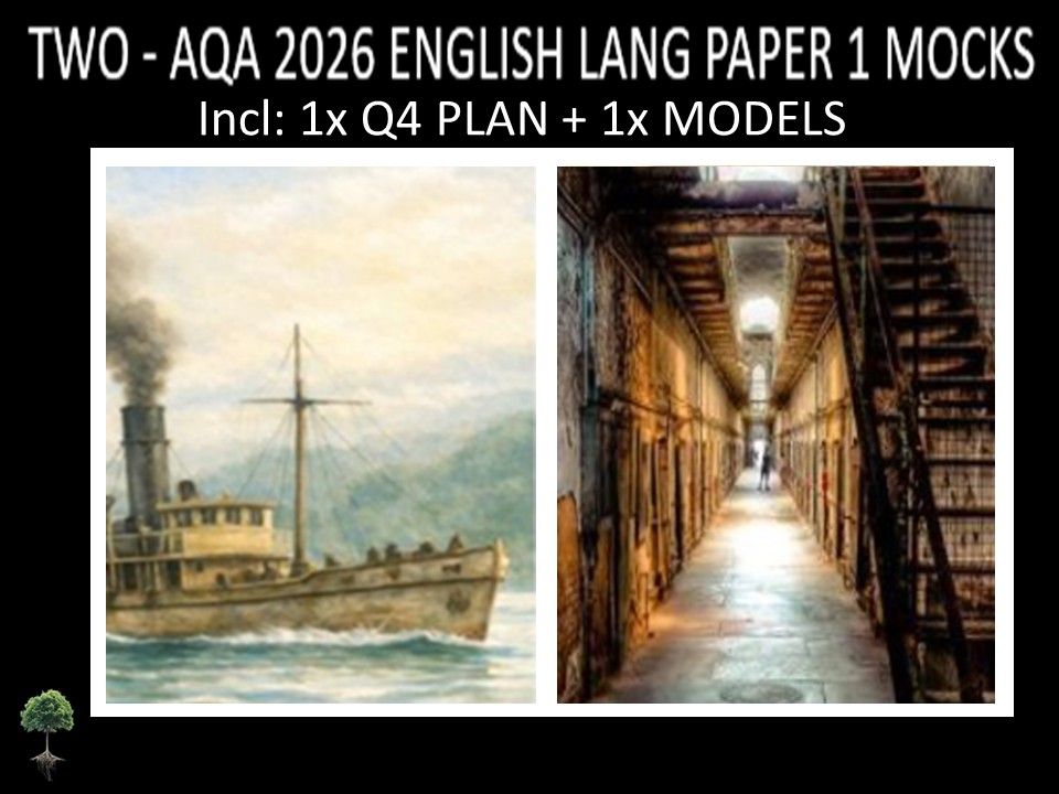 TWO - AQA PAPER 1 | 2026 FULL MOCKS | Q4 PLAN | MODELS