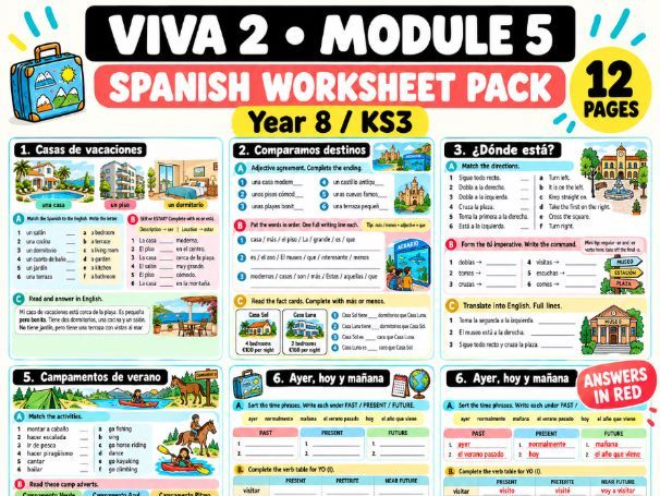 Viva 2 - Module 5 - Operación verano - Worksheets