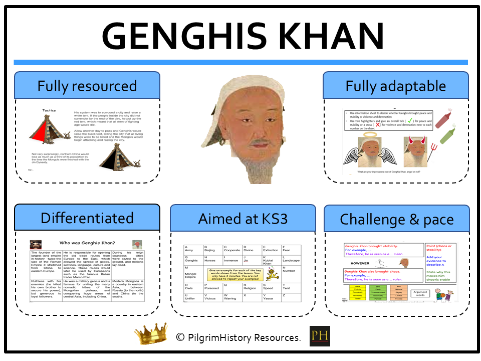 KS3 History: Genghis Khan – Ruthless Conqueror or Great Leader?