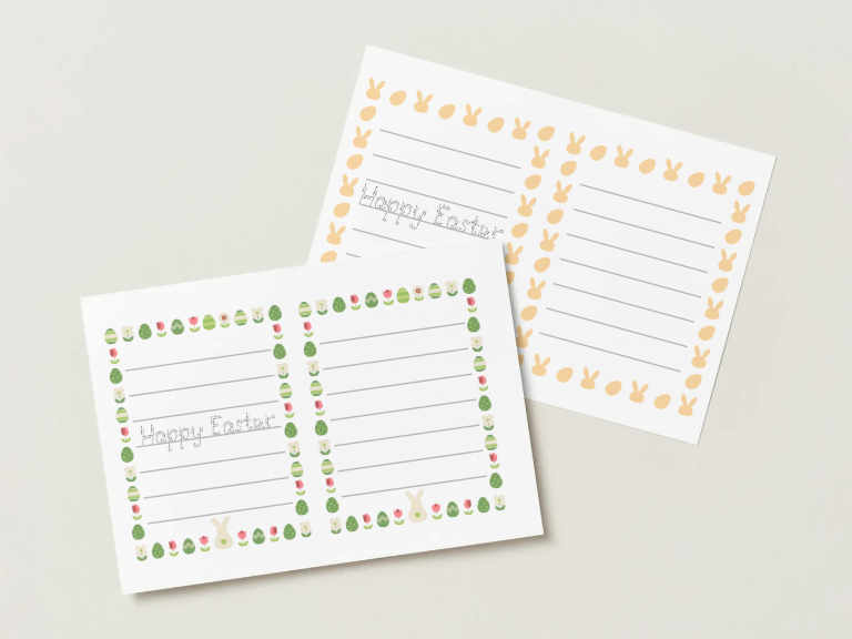 Easter Writing Frames EYFS KS1