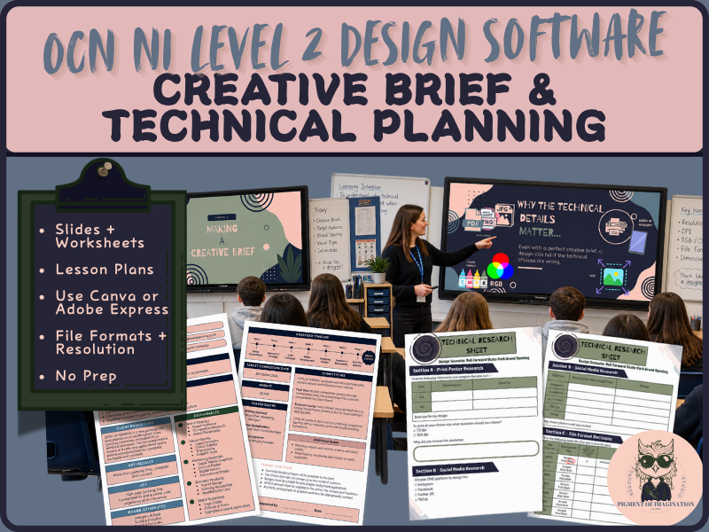 OCN NI Level 2 Design Software: Creative Brief & Technical Planning