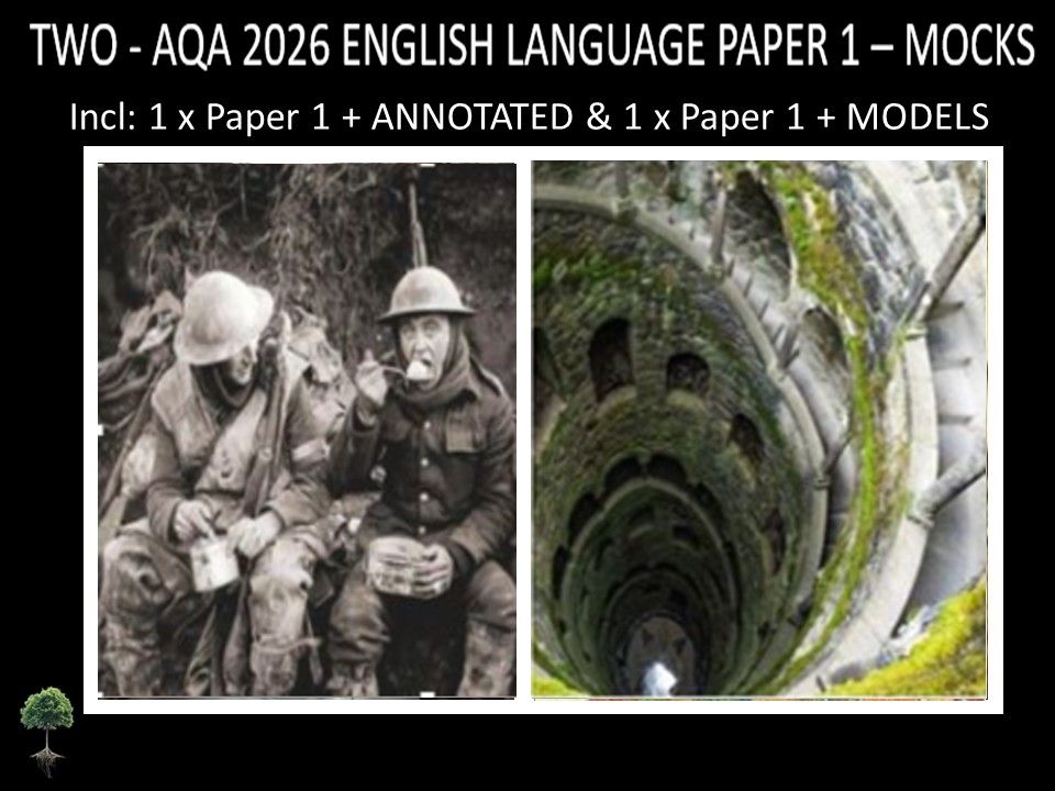TWO - AQA PAPER 1 | 2026 FULL MOCKS | + ANNOTATED + MODELS