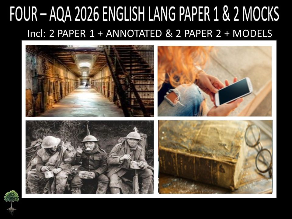 FOUR - AQA PAPER 1 & 2 | 2026 FULL MOCKS | ANNOTATED | MODELS