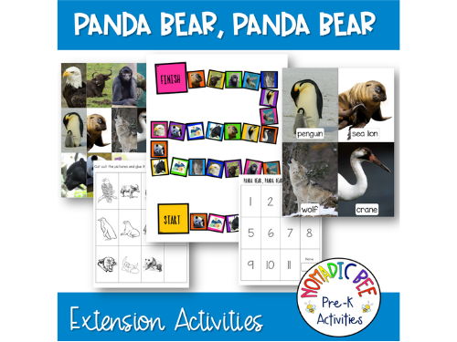 Panda Bear, Panda Bear, what do you see activities