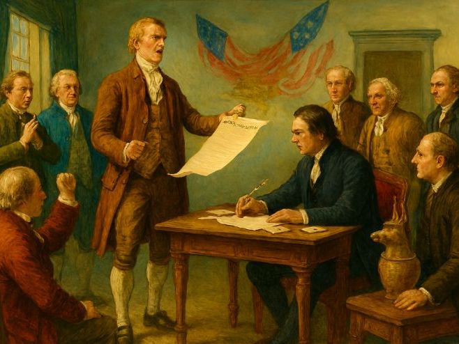 VOCABULARY STORY 679   Why was it gutsy to declare independence???